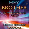 Urban Source Karaoke - Hey Brother (In The Style Of Avicii|Performance Karaoke Version)