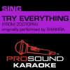 ProSound Karaoke Band - Try Everything (From Zootopia)(Originally Performed by Shakira)(Instrumental Version)