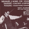 Darius Milhaud、ORTF Philharmonic Orchestra、Louis Kaufman - Concertino de printemps, Op. 135