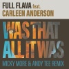 Carleen Anderson、Full Flava - Was That All It Was (Micky More & Andy Tee Remix)