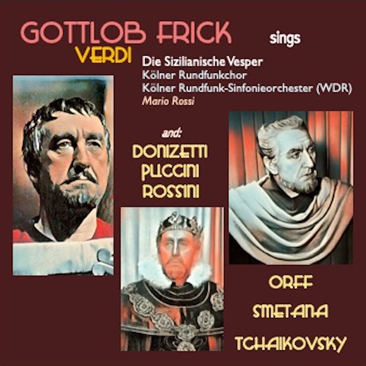 mario rossi、Kölner Rundfunk Sinfonie Orchester、Kölner Rundfunkchor、Gottlob Frick、Köln) - 