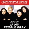 Avalon - If My People Pray (Performance Track In Key Of Eb/E)