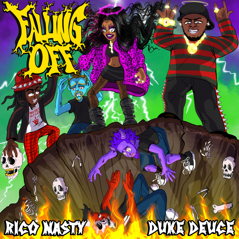 Duke Deuce、Rico Nasty - FALLING OFF
