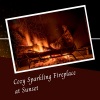 Binaural Beats MT、Natural Baby Sleep Aid、Concentration Help《Cozy Sparkling Fireplace at Sunset《2 Hours》[MP3/LRC]