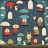 Rain Sounds Collection、Natural Sample Makers、Lluvia París - Transforming Rain to Rivers