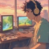 Lofi Sad、Work at Home Lofi、Lofi Masters - Twilight Hues (70 Bpm Lofi Beats)