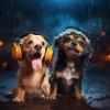 Music for Feeling Better、Calm Rain Music、Dogs music《Rainy Dog Walk》[MP3/LRC]