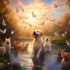 Zen Soothing Sounds of Nature、Seascapers、Foggy Light Wave - Pet Playtime by the Ocean