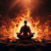 Calming Beats、Sizzling Nature Fire Sounds、Meditation And Affirmations - Meditation Flame Serenity