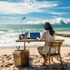 California Calm、Office Music Experts、Peace and Ocean Waves - Work Prelude in Serenity