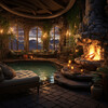 Soft Music Playlisted、Fire Place Sounds、1 Hour Spa Music - Ember Melodies for Spa