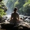 Naturaleza Rainforest Sounds Collective、Banco de sonidos de agua、Hz de meditación - Viajes Místicos Del Paisaje Acuático