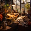 Cafe Chillout Jazz、Salón de jazz ambiental、Sonidos Perros Amor - Serenatas De Jazz Para Mascotas