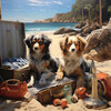 Upbeat Instrumental Music、Ocean Therapy、Dog Music TA - Fetching Ripples Joyful Play