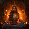 Calm Harmony、Fire Place Sounds、Us Meditation - Quiet Flame Gentle Resonance