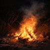 Blissful Calm、Rushing Blaze Fire Sounds Library、Quiet Meditation Music - Hearth's Meditative Flame