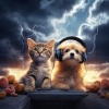 Fast Flux、A Sudden Rainstorm、Pet Music World《Thunder Pets Gentle Play》[MP3/LRC]