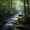Water FX、Relax in Nature、Emerald River - Creek's Whispering Serene Flow