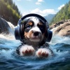 The Healing Power Of Granular Sound、Nature Radiance、Dog Sleep Academy《River Calm Dog Peace》[MP3/LRC]