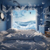 Aurora Beach、Ocean Sounds to Fall Asleep Fast、Deep Sleep Relaxing Universe - Sleep Ocean Gentle Wave