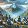 MusicoterapiaTeam、Academia de Música con Sonidos de la Naturaleza、Devine Reflections - Golden Hour Serenity