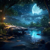 Trickling Water Soundscape、Sleeping Ember - Night River Soothing Sleep