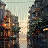 Conjunto de música de concentración、ASMR Lluvioso、Pensador binaural - La Canción De La Lluvia Para El Estudio Profundo