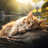 estelardrone、Los durmientes del agua、Musicoterapia para gatitos - Canción De Cuna Del Gato En La Cascada Con Tazón De Cristal