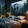 Retail Music、Rainfall Sound for Sleep、Deep Sleep Vacuum Cleaners《Binaural Rain Sleepy Melody》[MP3/LRC]