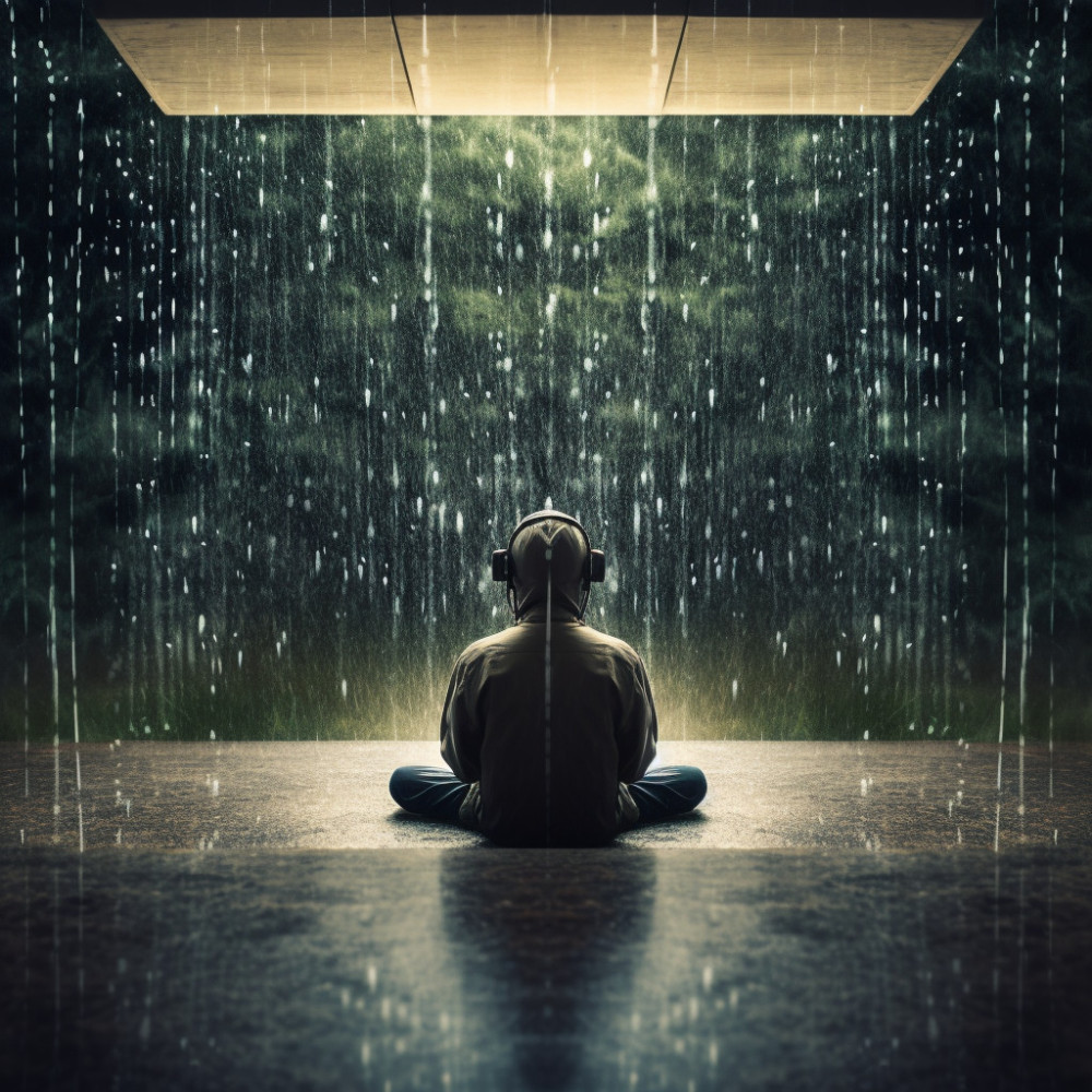 Mont Beach、Sample Rain Library、Boone self meditation - Peaceful Rain Binaural Harmony