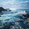 Silver Blue Moon、Ocean Waves Sleep、Study Music Solitude - Ocean's Meditative Sounds for Studying