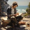Lista de reproducción para relajarse por la mañana、Olas brillantes del mar、Música y sonidos para estudiar - Cantata Para Estudiar Por Las Aguas Que Fluyen