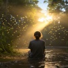 Grabadores mundiales、Meditaciones de lluvia、MOVIMIENTO DE MEDITACIÓN POR LA PAZ《Meditación Serena Bajo La Lluvia》[MP3/LRC]