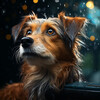 Felicidad de la música ambiental、Lluvia Relajante、Perro y tranquilo - Cadencia De Lluvia Etérea Para Caninos