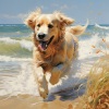 Deltachromatique、Korean Chill、Dog Relaxation《Inner Peace Ocean Retreat Dog Play》[MP3/LRC]