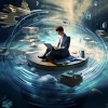 Beta Gamma、Trickling Water Soundscape、Work Music Playlist - Binaural Stream Work Tunes