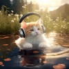 Calma Music、Stereo Creek、Calm Music for Cats《Binaural Stream Cats Melody》[MP3/LRC]