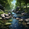 Daily Calm、Ultimate Waterflow、Relaxing Music for Cats - Cats' Dreamy Streamside Melodies