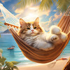 Deep Sleep Music Delta Binaural 432 Hz、Wavezze、Cat Total Relax - Cat Rest Inner Peace Ocean