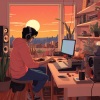 El registrador de campo de la naturaleza、Sonidos de Escandinavia、Radio de música de oficina - Madrigal De La Sinfonía Del Flujo De Trabajo