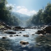 Chakra Meditation Specialists、River Sounds、Solfeggio Frequency Meditation - Stream's Meditative Flow
