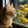 La red de música tranquila、Efectos especiales de sonidos de lluvia、Música para descansar gatos - Serena Lluvia De Ronroneo Y Armonía