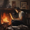 Los disparadores ASMR、Estudio de efectos de chimenea、Estudiar - Abrazo Armónico Del Estudio
