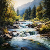 101 Naturaleza、Río armonía、Relajante - Ecos Fluyentes De La Armonía