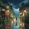 Biblioteca XLE de sonidos de la naturaleza、Lluvia de abril、Relajación y sueños - Cadencia Nocturna De La Lluvia