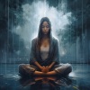 Grabaciones de transmisiones externas、Efectos especiales de sonidos de lluvia、Enfoque y concentración - Flujo Armónico Con Gotas De Lluvia