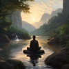 Grabaciones de naturaleza 4D、Estados de ánimo y sonidos de agua、Meditación Trascendental - Cadencia Meditativa De La Laguna