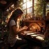 Música curativa de chakras、Felicidad de la música ambiental、Estudiar - Fuego Radiante Recitativo De Concentración