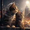 Pensamientos de ensueño、Relajantes sonidos de lluvia、Sueño de cachorro - Lluvia Para Gatos Y Música Armónica