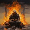 Música fácil de escuchar por la tarde、Flamespad Naturaleza Fuego Sonidos、Meditaciones Espirituales - Armonías De Ensueño De Las Cenizas